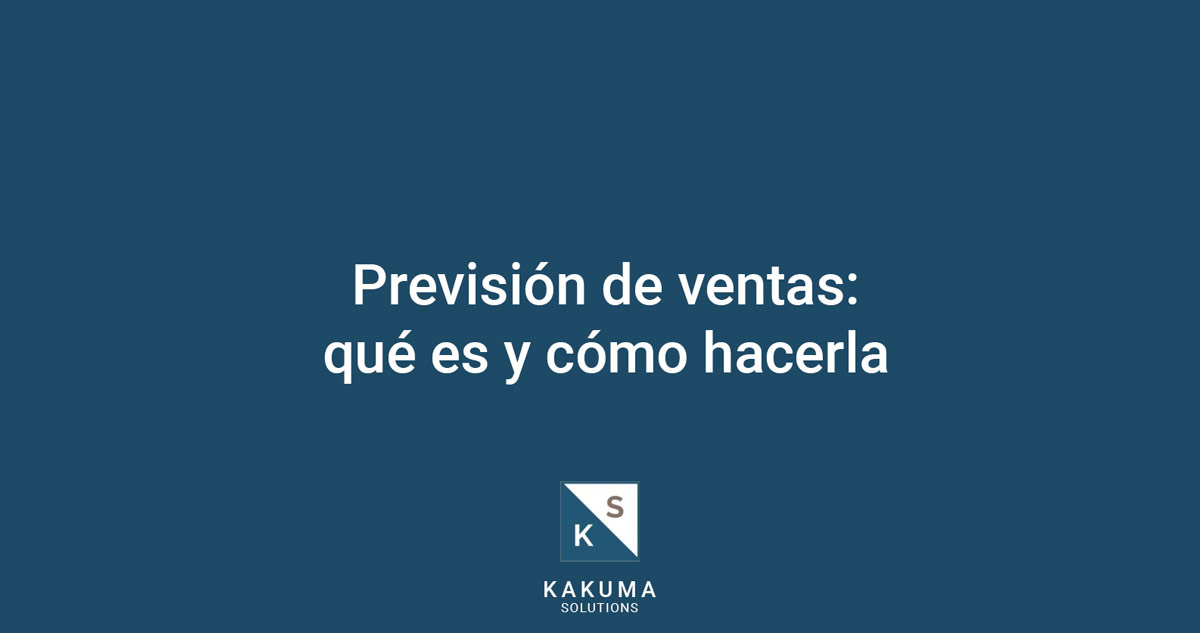 prevision de ventas